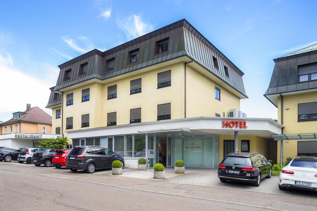Hotel Scheffelhoehe Bruchsal Bagian luar foto